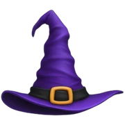 Witch hat sticker
