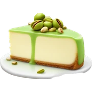 cheesecake with pistachio  sticker