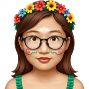Flower-Crowned Dancer sticker