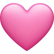 pink heart sticker