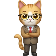 Cat teacher  sticker