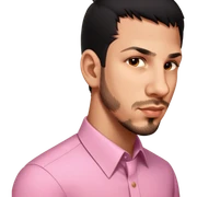 male, wearing a rosa formal shirt sticker