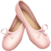 Pale pink ballet shoes sticker