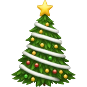 Christmas tree sticker