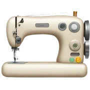 Sewing machine sticker