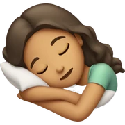 girl sleeping  sticker