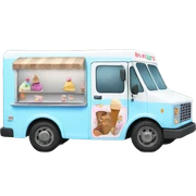 ice cream truck sticker