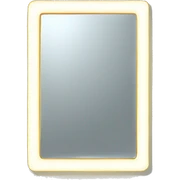 Light up mirror sticker