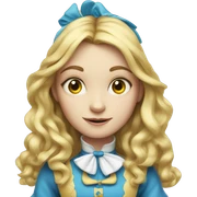 Alice in Wonderland sticker