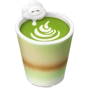 matcha latte  sticker