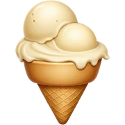 beige icecream sticker