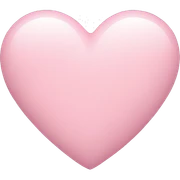 pastel pink heart sticker