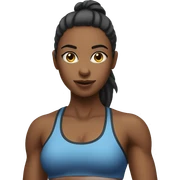 Gym girl sticker