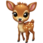 Baby deer sticker