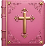 Pink bible sticker