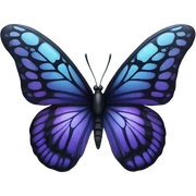 Black Butterfly sticker