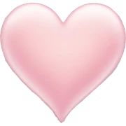 Light pink heart sticker