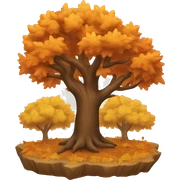 autumn tree sticker