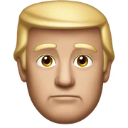 Donald trump realistic sticker