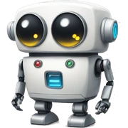cute robot  sticker