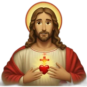 Christian Sacred Heart sticker