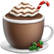 Christmas hot coco sticker