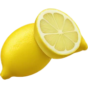 Lemon slice sticker