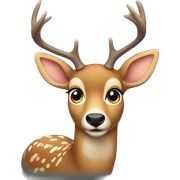 Deer sticker