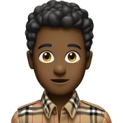 burberry check sticker