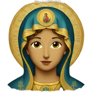 Orthodox Icon Theotokos sticker