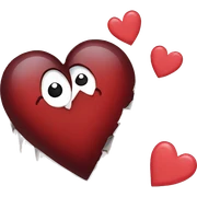 Broken heart sticker