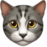 A cat that looks like a tyrannosaurus sticker