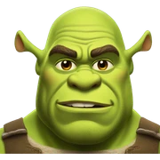 Buff Shrek sticker