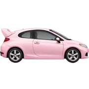 light pink car sticker