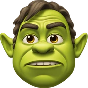 Shrek side eye  sticker