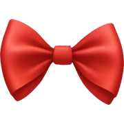 red bow sticker