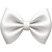 white bow sticker