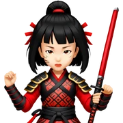 Daring Samurai sticker