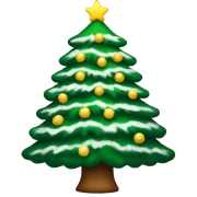 christmas tree sticker