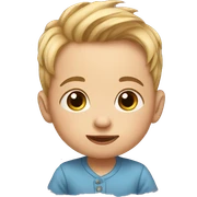 Baby boy sticker