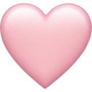 Light pink heart  sticker