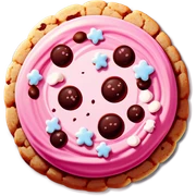 Pink crumble cookie  sticker