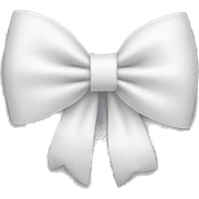 white bow sticker