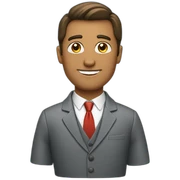 Business man sticker