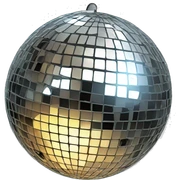 Mirrorball sticker