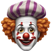 art the clown sticker