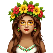 Flower-Crowned Dancer sticker