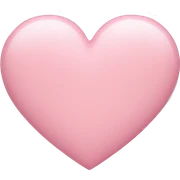 Pastel pink heart sticker