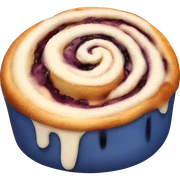 Blueberry cinnamon roll  sticker