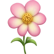 pretty flower  sticker
